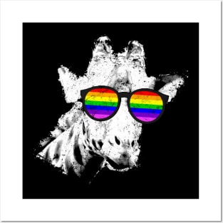 LGBT Gay Giraffe Gay Pride Posters and Art